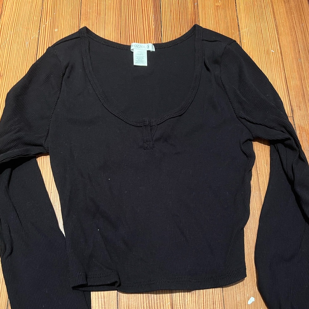 Black Crop Top